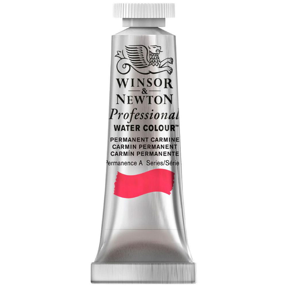 Winsor & Newton Prof. Watercolour 5mL Permanent Carmine S3