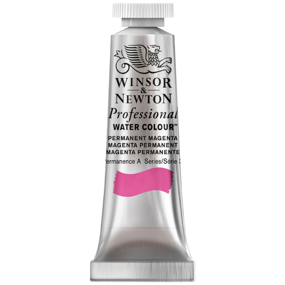 Winsor & Newton Prof. Watercolour 5mL Permanent Magenta S3