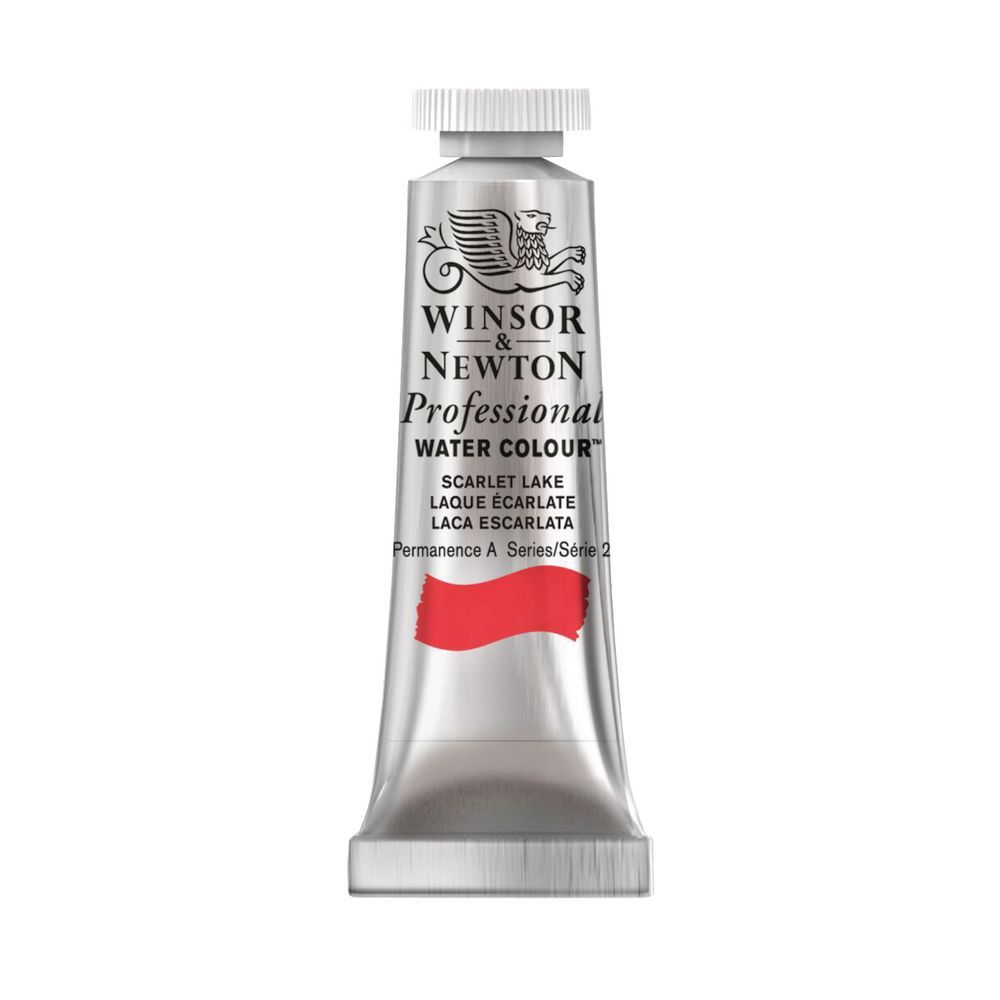 Winsor & Newton Prof. Watercolour 5mL Scarlet Lake S2