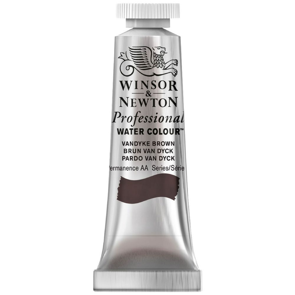 Winsor & Newton Prof. Watercolour 5mL Vandyke Brown S1