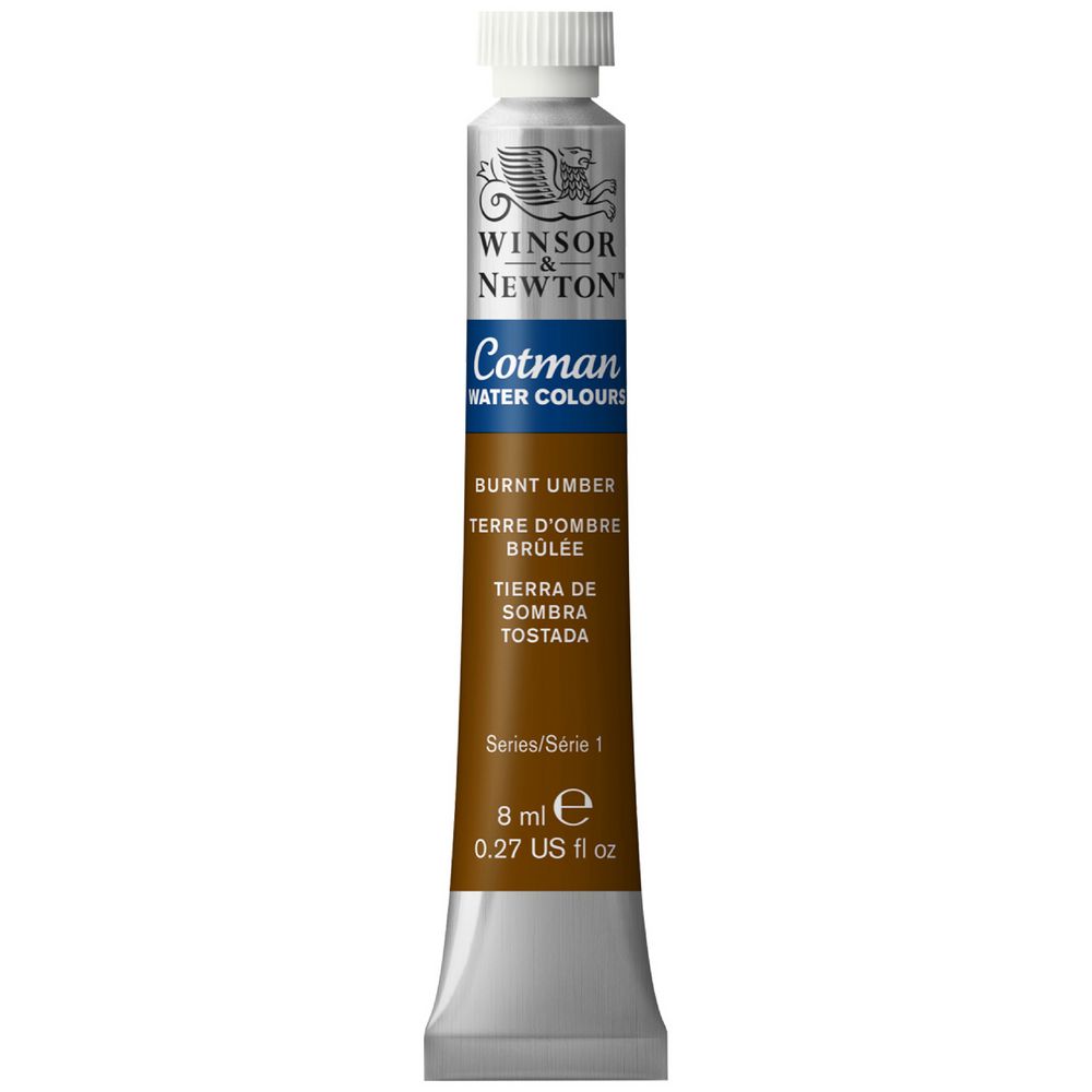 Winsor & Newton Cotman Watercolour 8mL Burnt Umber