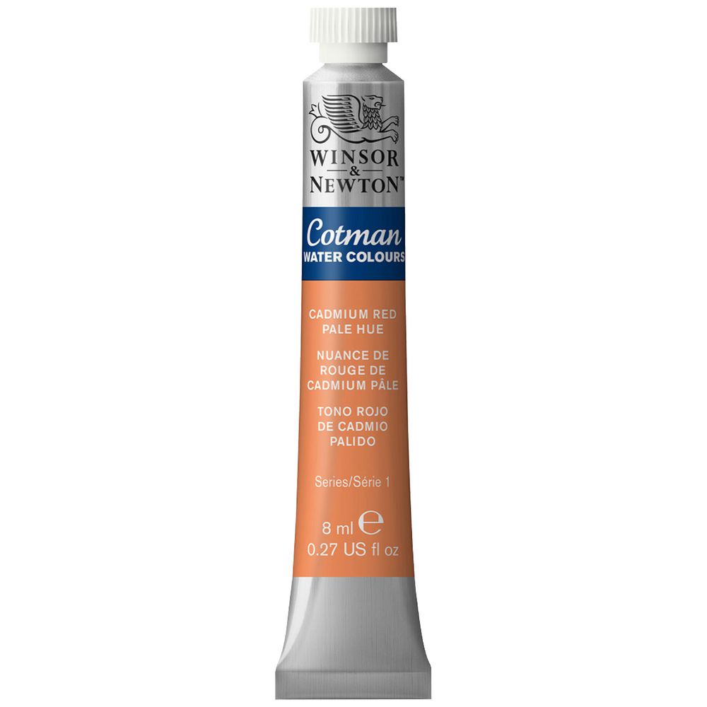 Winsor & Newton Cotman Watercolour 8mL Cadmium Red Pale Hue