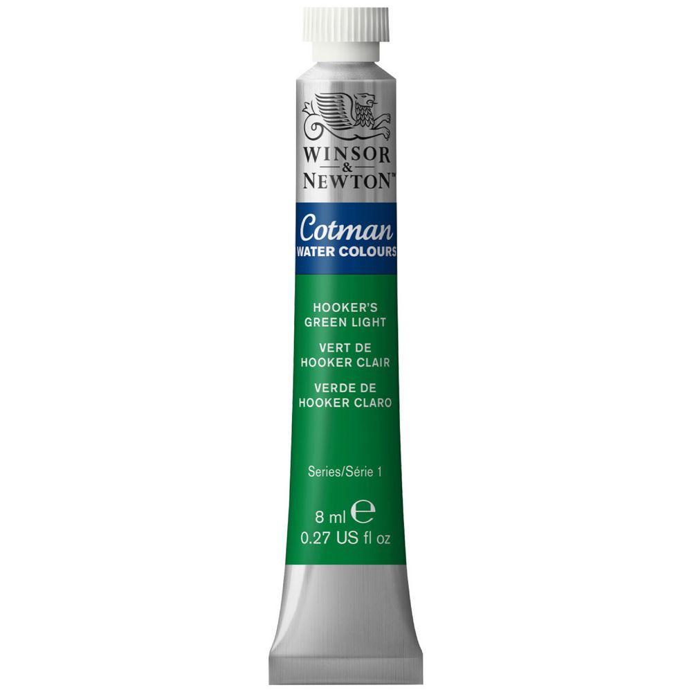 Winsor & Newton Cotman Watercolour 8mL Hookers Green Light