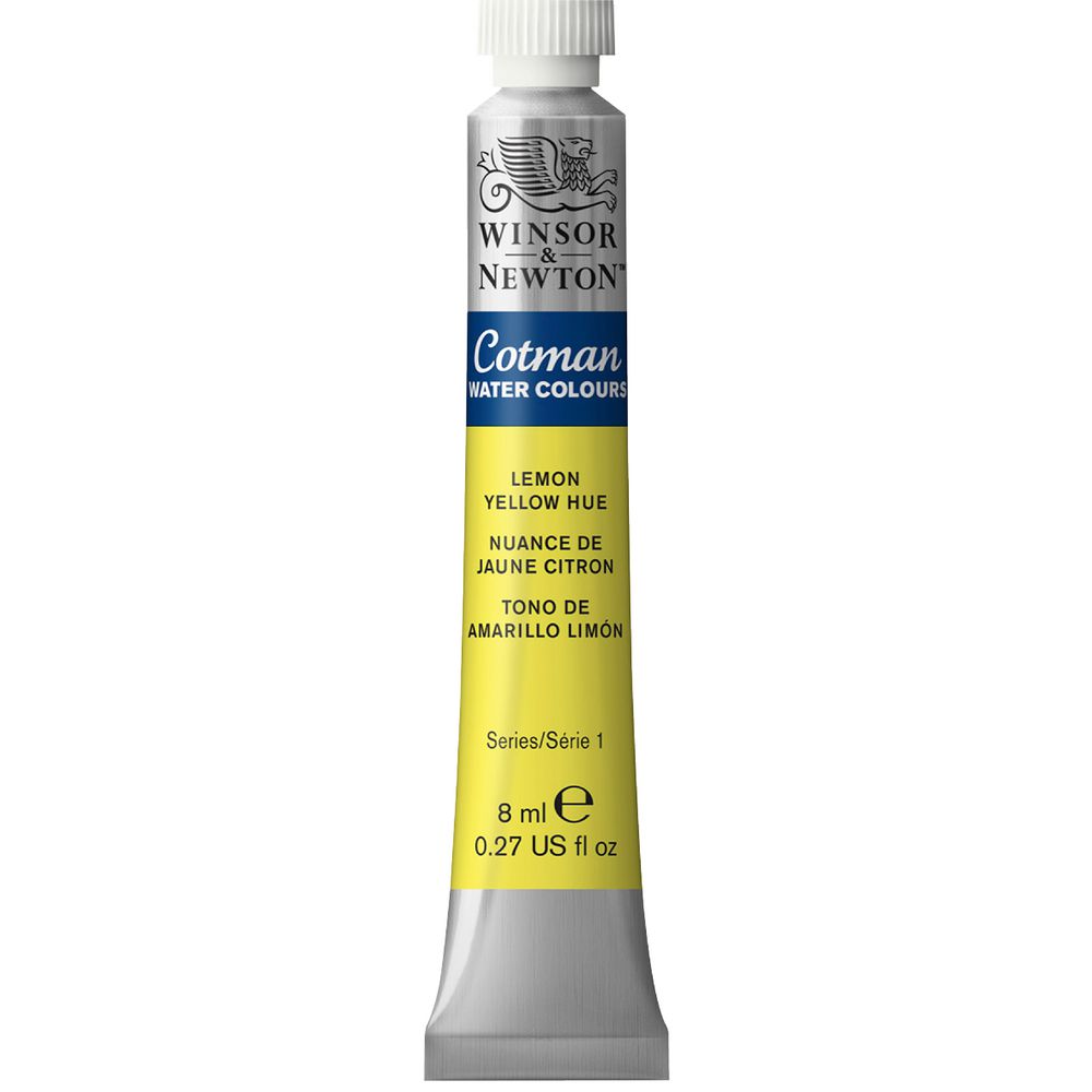 Winsor & Newton Cotman Watercolour 8mL Lemon Yellow Hue