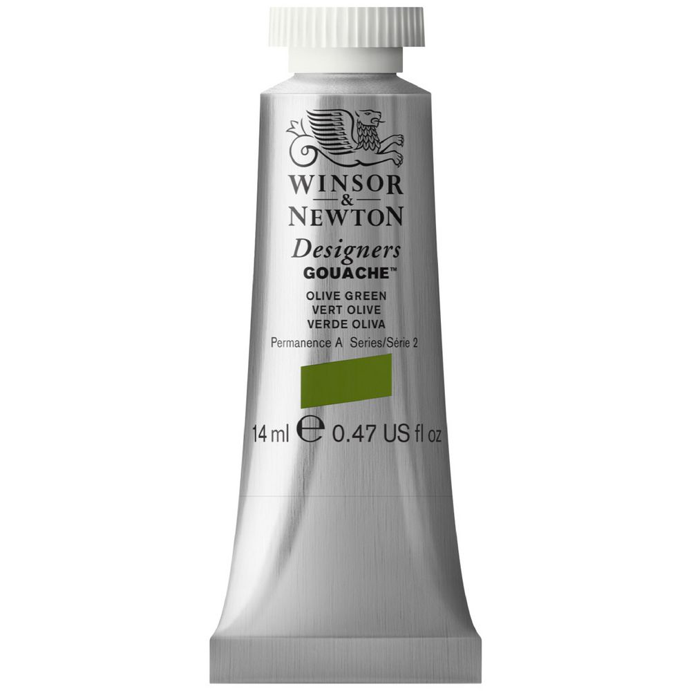 Winsor & Newton Designers Gouache 14mL Olive Green S2