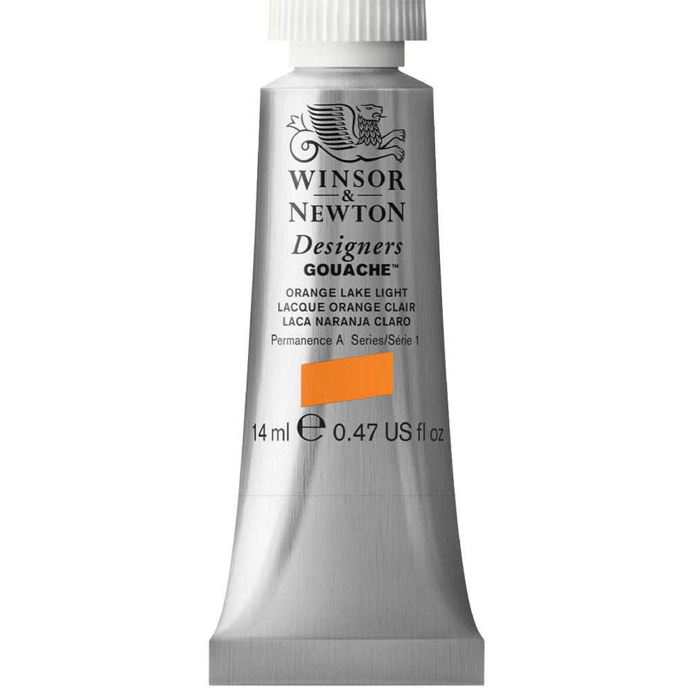 Winsor & Newton Designers Gouache 14mL Orange Lake Light S1