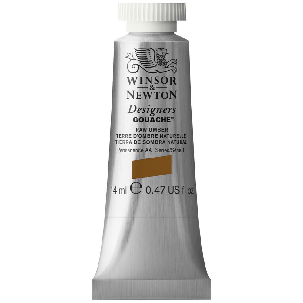 Winsor & Newton Designers Gouache 14mL Raw Umber S1