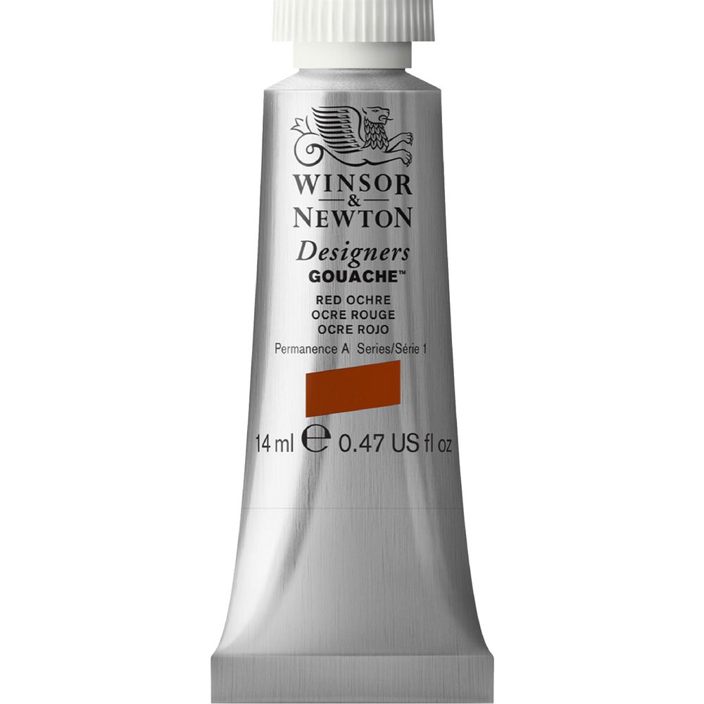 Winsor & Newton Designers Gouache 14mL Red Ochre S1