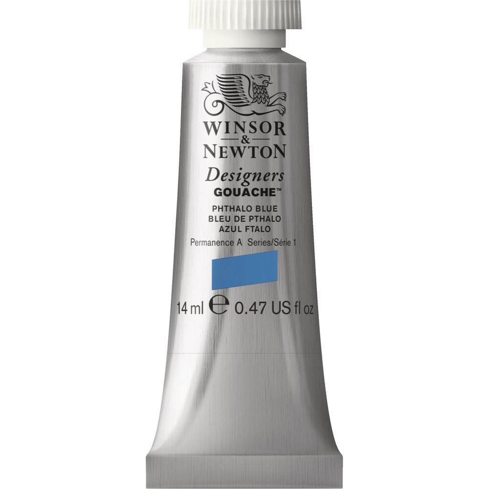 Winsor & Newton Designers Gouache 14mL Phthalo S1