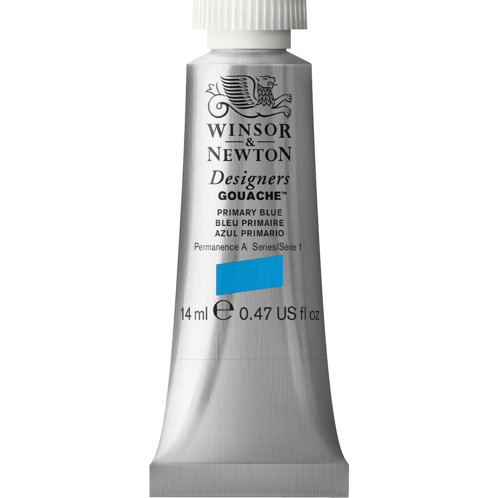 Winsor & Newton Designers Gouache 14mL Primary Blue S1