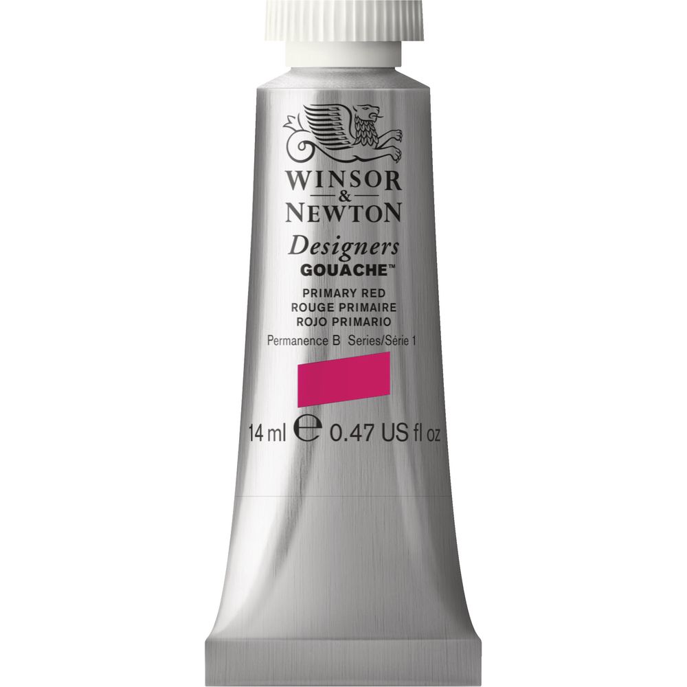 Winsor & Newton Designers Gouache 14mL Primary Red S0