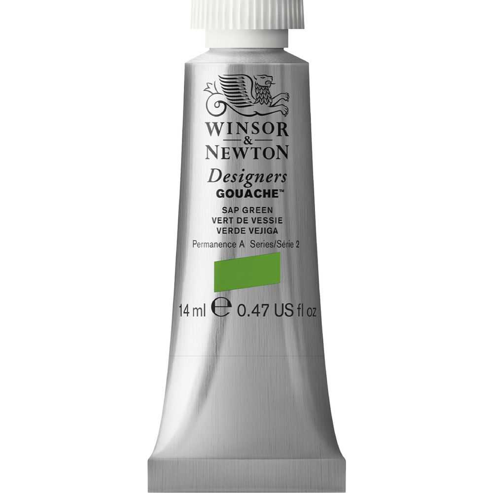 Winsor & Newton Designers Gouache 14mL Sap Green S2