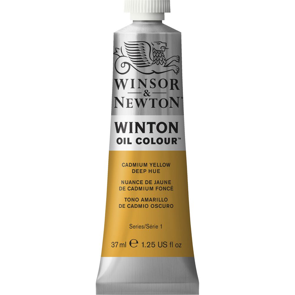 Winsor & Newton Winton Oil Colour 37mL Cad Yellow Deep Hue