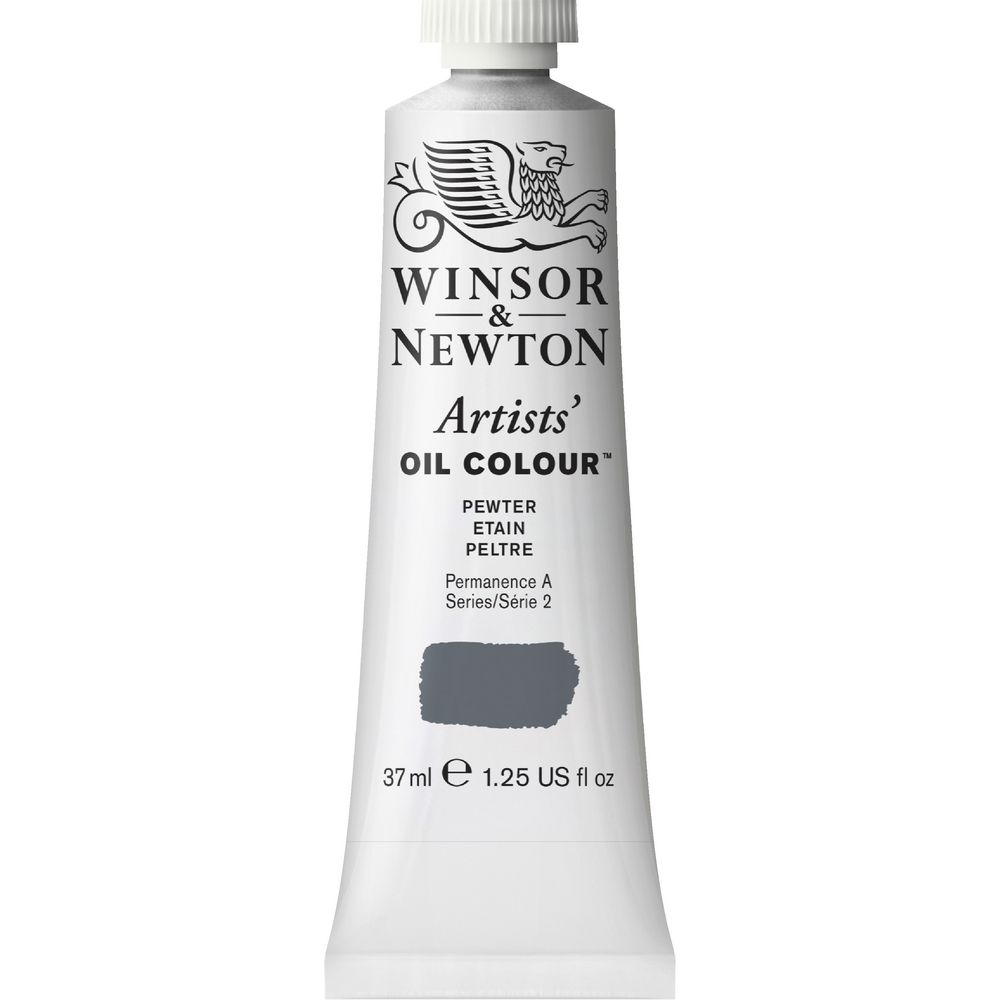 Winsor & Newton Artist Oil Colour 37mL Pewter S2