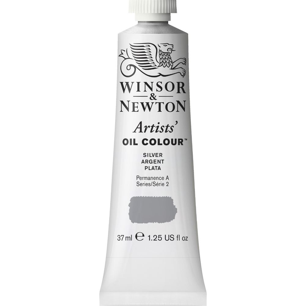 Winsor & Newton Artist Oil Colour 37mL Silver S2