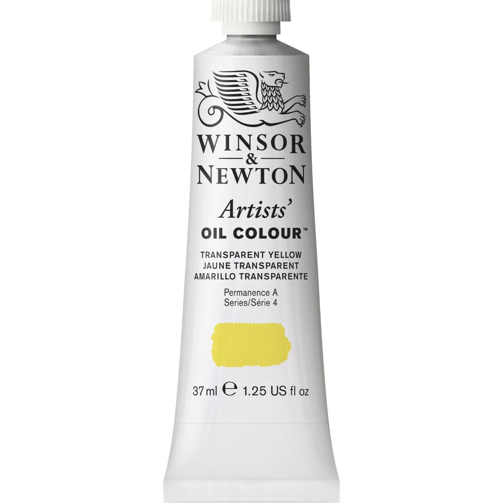 Winsor & Newton Artist Oil Colour 37mL Transparent Yellow S5
