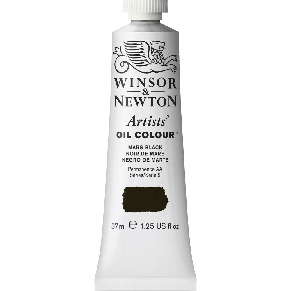 Winsor & Newton Artist Oil Colour 37mL Mars Black S2