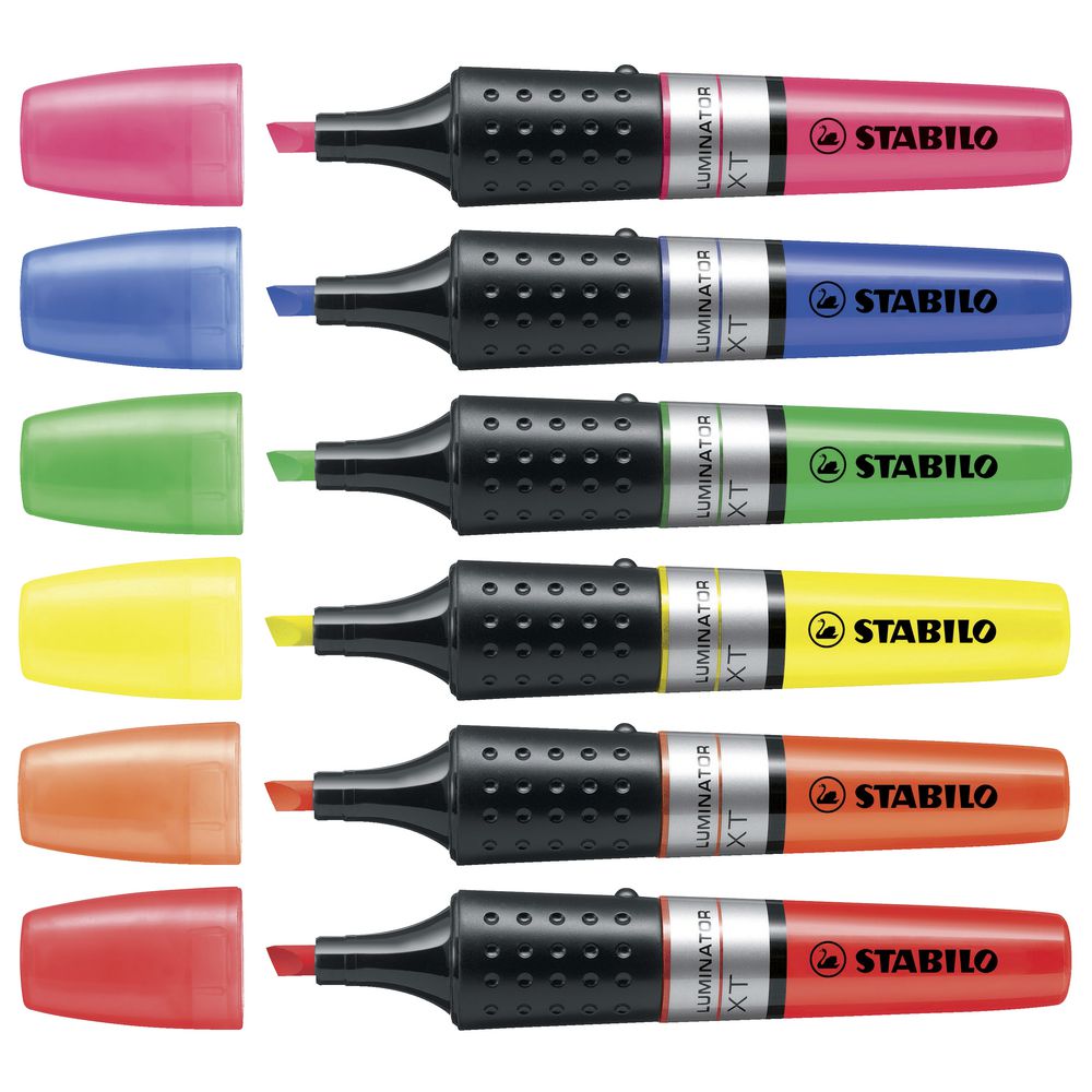Stabilo Luminator XT Highlighters Assorted 6 Pack