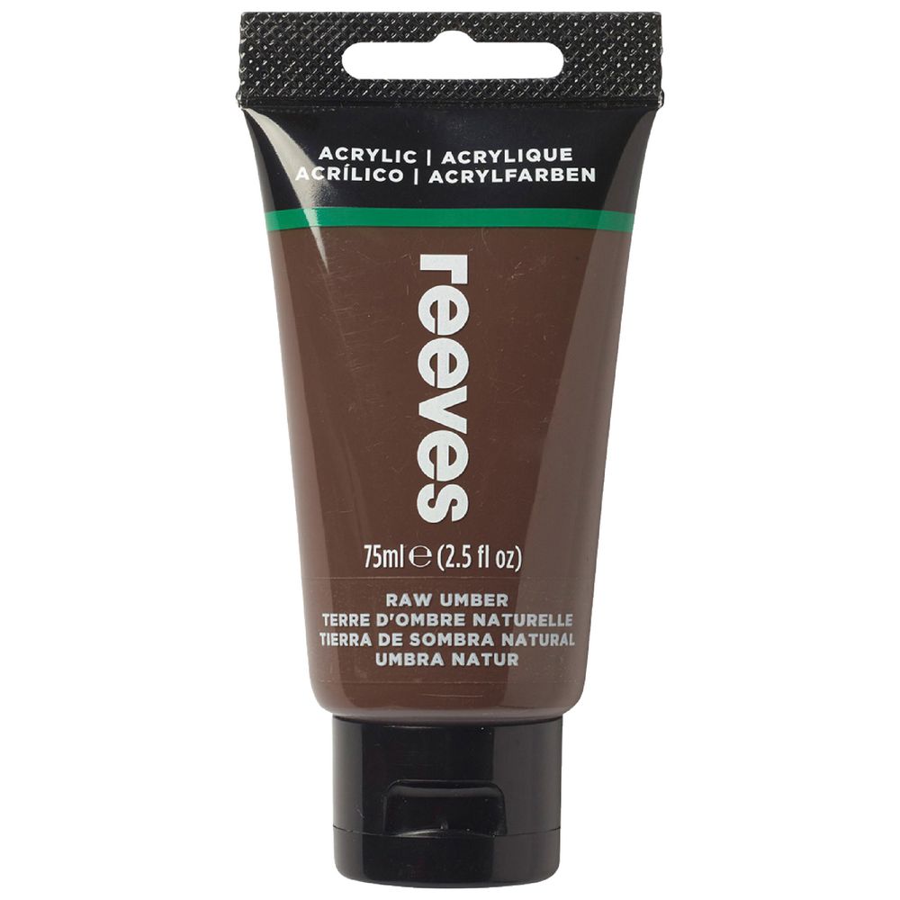 Reeves Artist Acrylic Paint 75mL Raw Umber