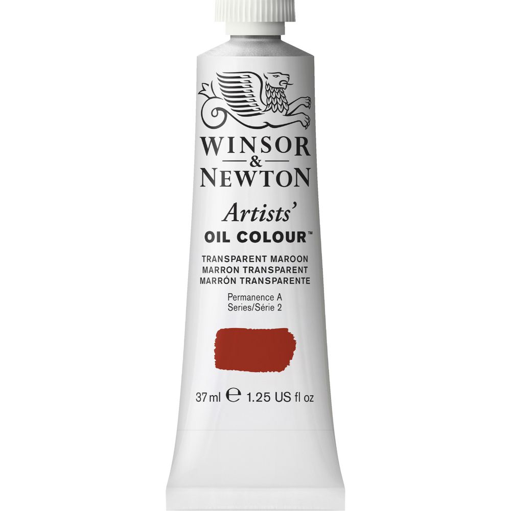 Winsor & Newton Artist Oil Colour 37mL Transparent Maroon S1
