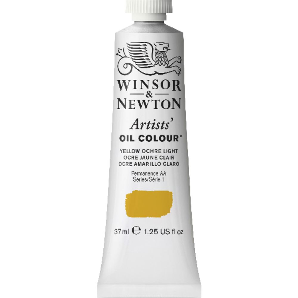 Winsor & Newton Artist Oil Colour 37mL Yellow Ochre Light S1