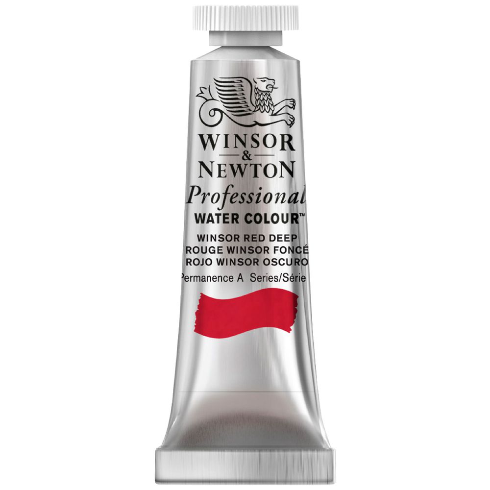 Winsor & Newton Prof. Watercolour 5mL Winsor Red Deep S1