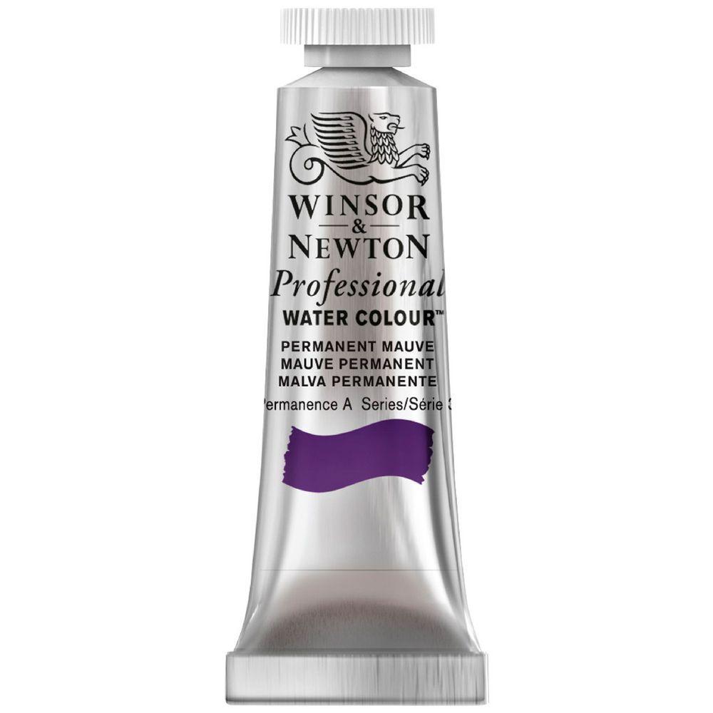Winsor & Newton Prof. Watercolour 5mL Permanent Mauve S3