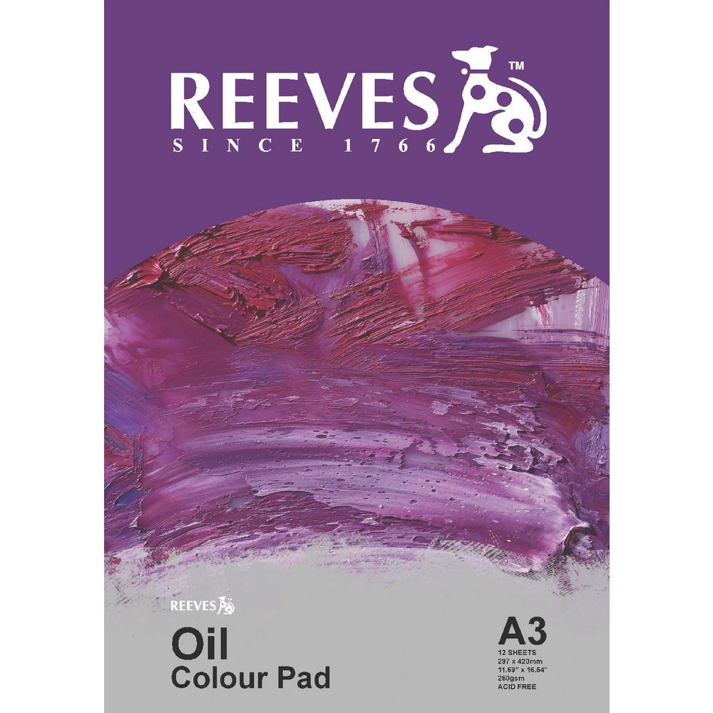 Reeves A3 Oil Colour Pad 12 Sheet