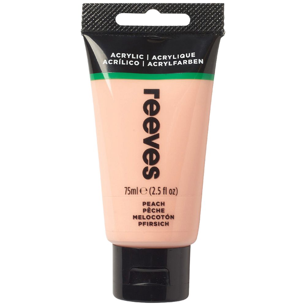 Reeves Artist Acrylic Paint 75mL Peach