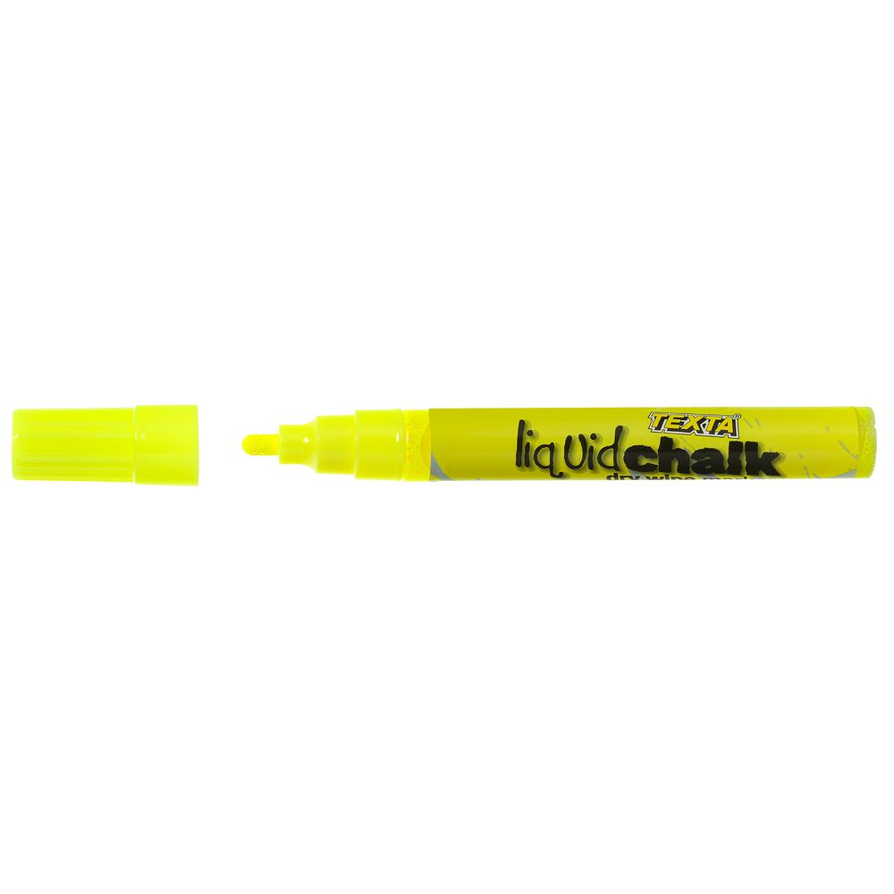Texta Liquid Chalk Marker Bullet Tip Yellow
