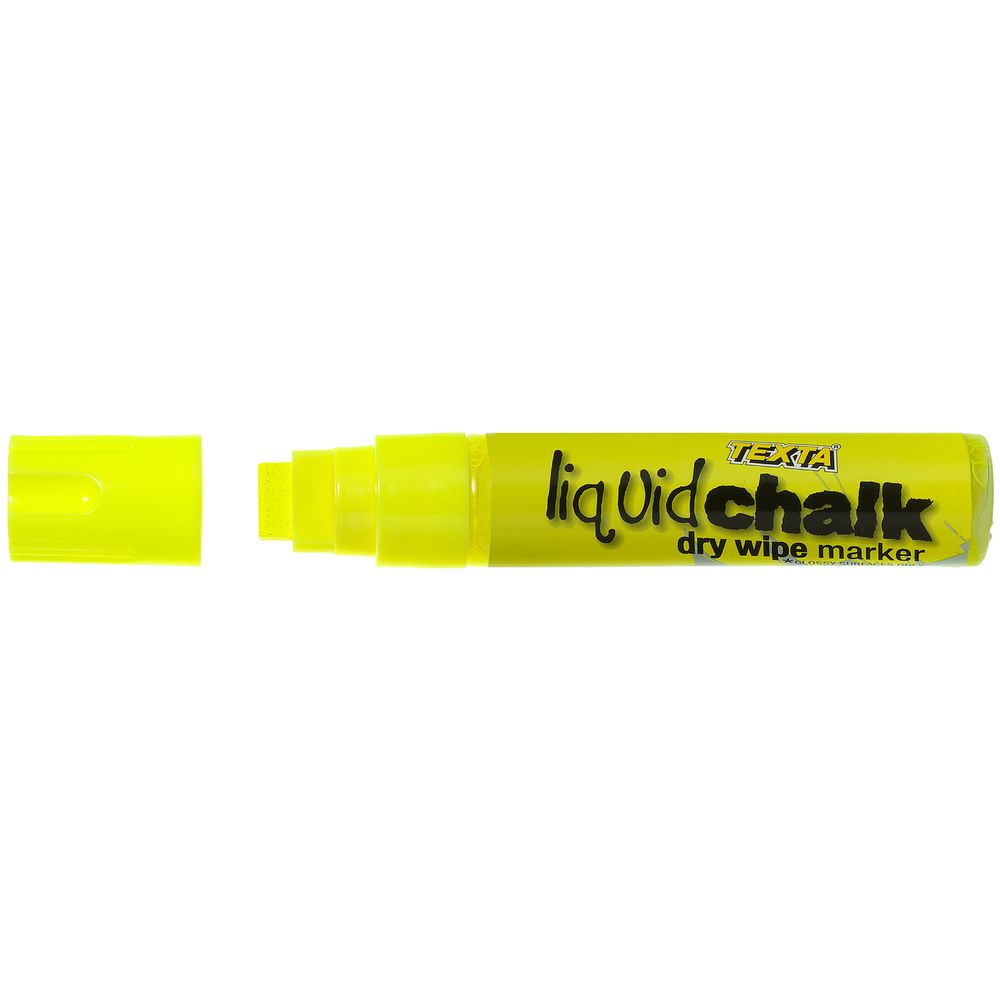 Texta Liquid Chalk Marker Jumbo Yellow