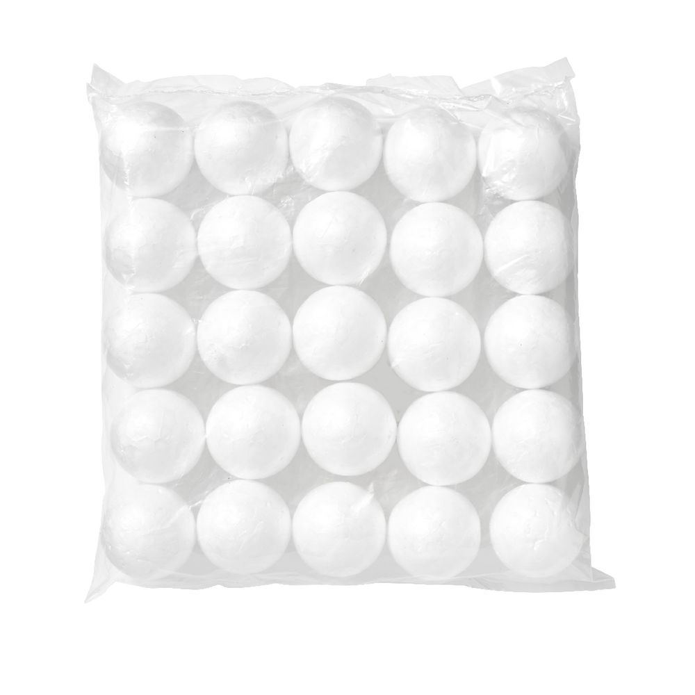 Jasart Polystyrene Balls 50mm 25 Pack