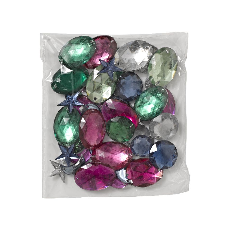 Jasart Rhinestones Assorted Shapes and Colours 25g