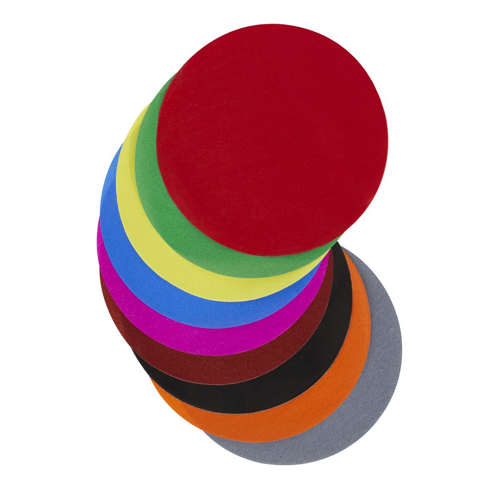 Jasart Paper Circles 180mm Gloss Assorted 500 Pack