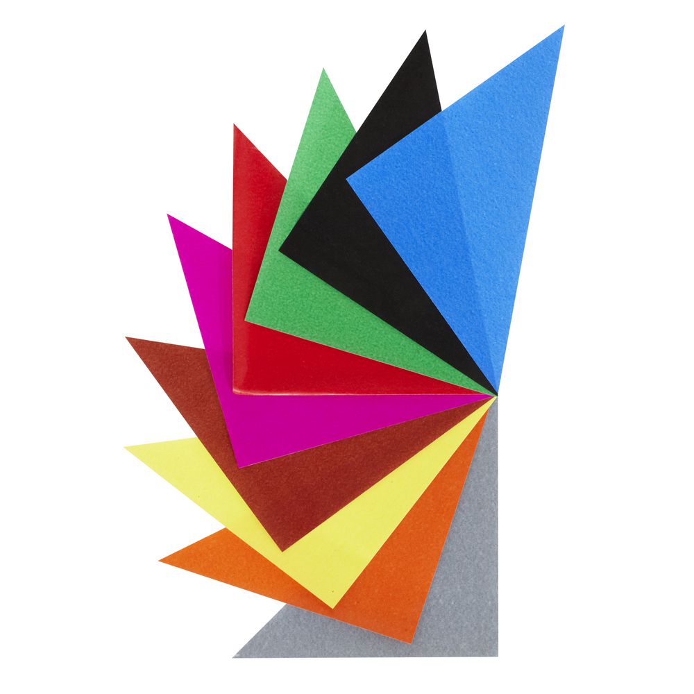 Jasart 125mm Paper Triangles Gloss 720 Pack