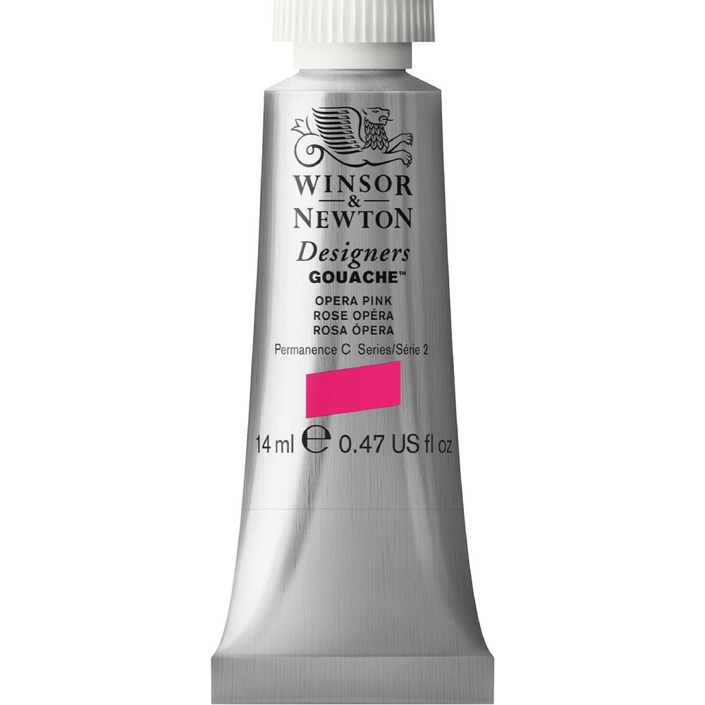 Winsor & Newton Designers Gouache 14mL Opera Pink S2