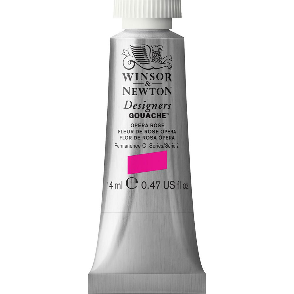 Winsor & Newton Designers Gouache 14mL Opera Rose S2