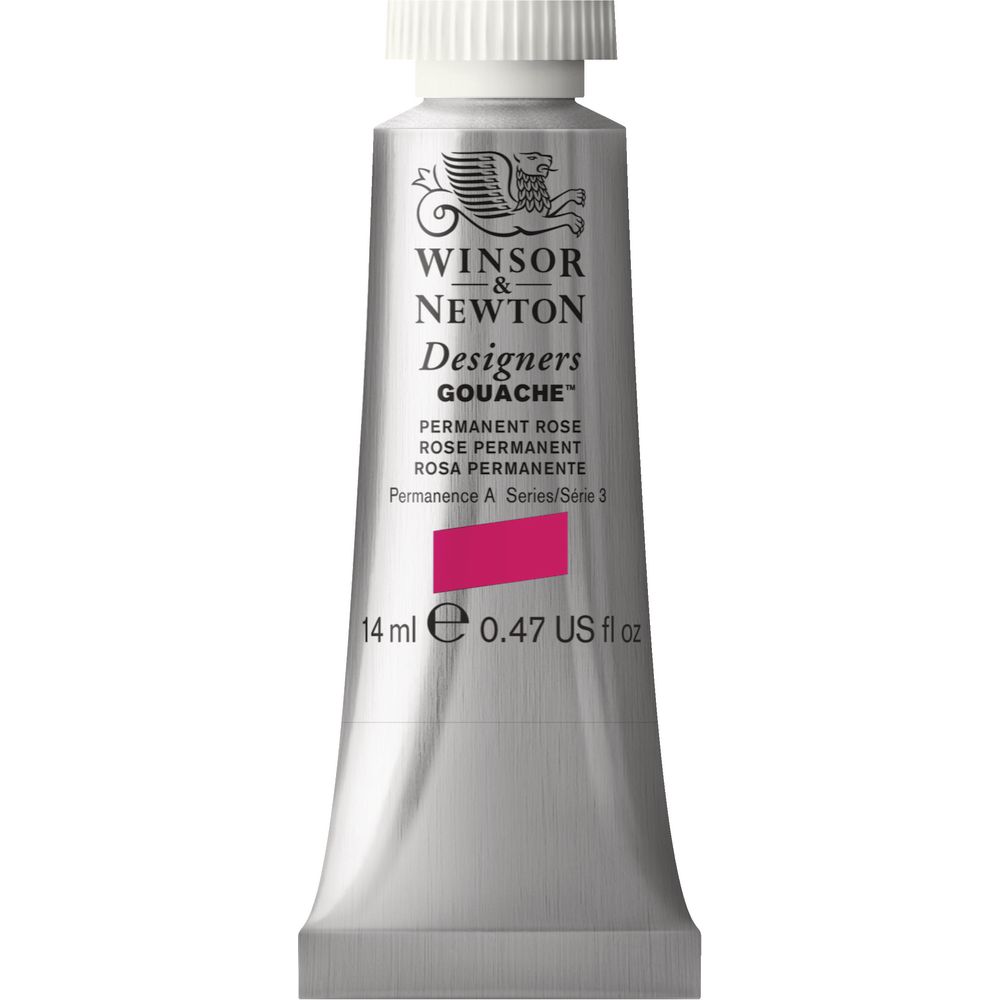 Winsor & Newton Designers Gouache 14mL Permanent RoseS3
