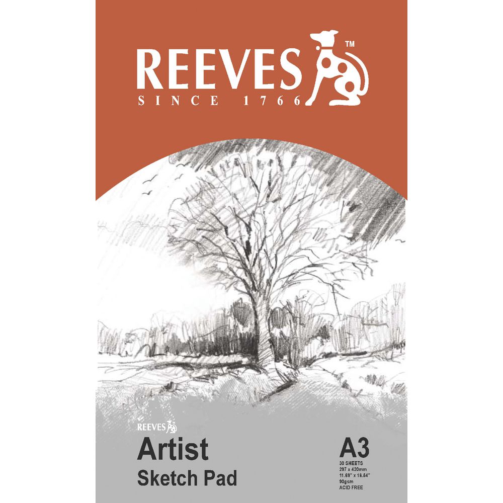 Reeves A3 Artist Sketch Pad 30 Sheet
