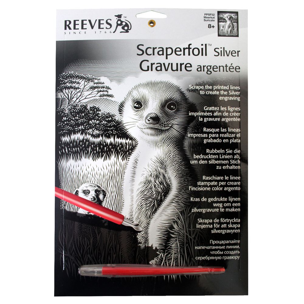 Reeves Scraperfoil Silver Meerkat