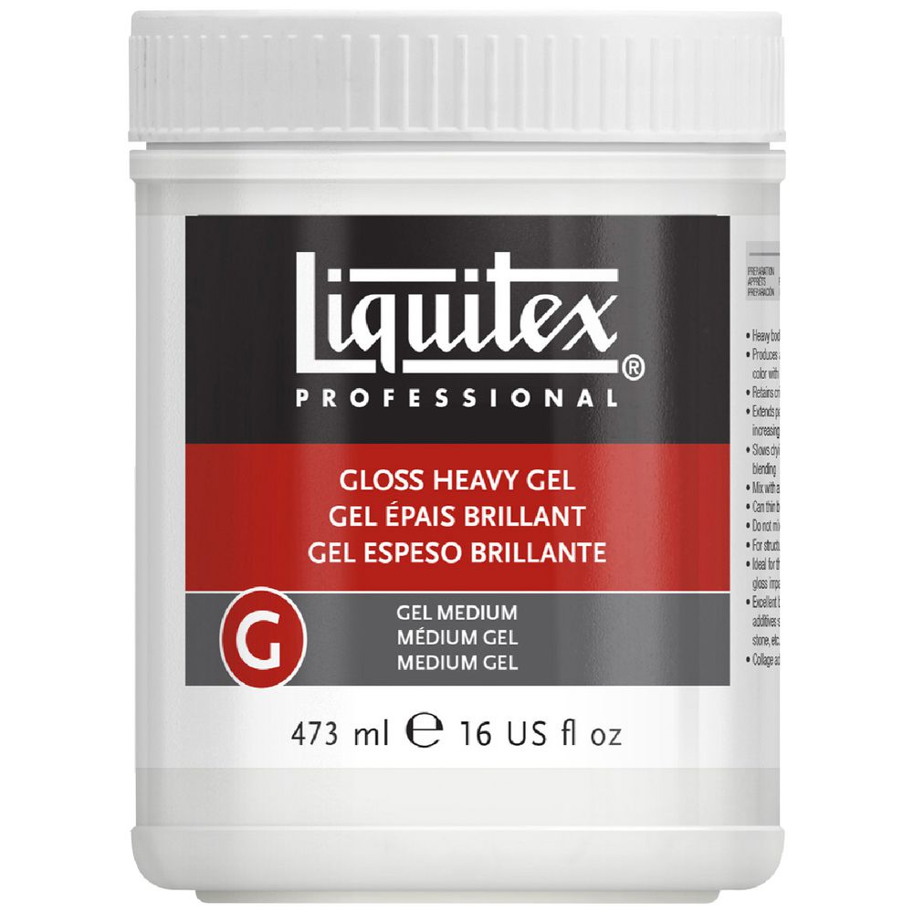 Liquitex Gloss Heavy Gel Medium 473mL