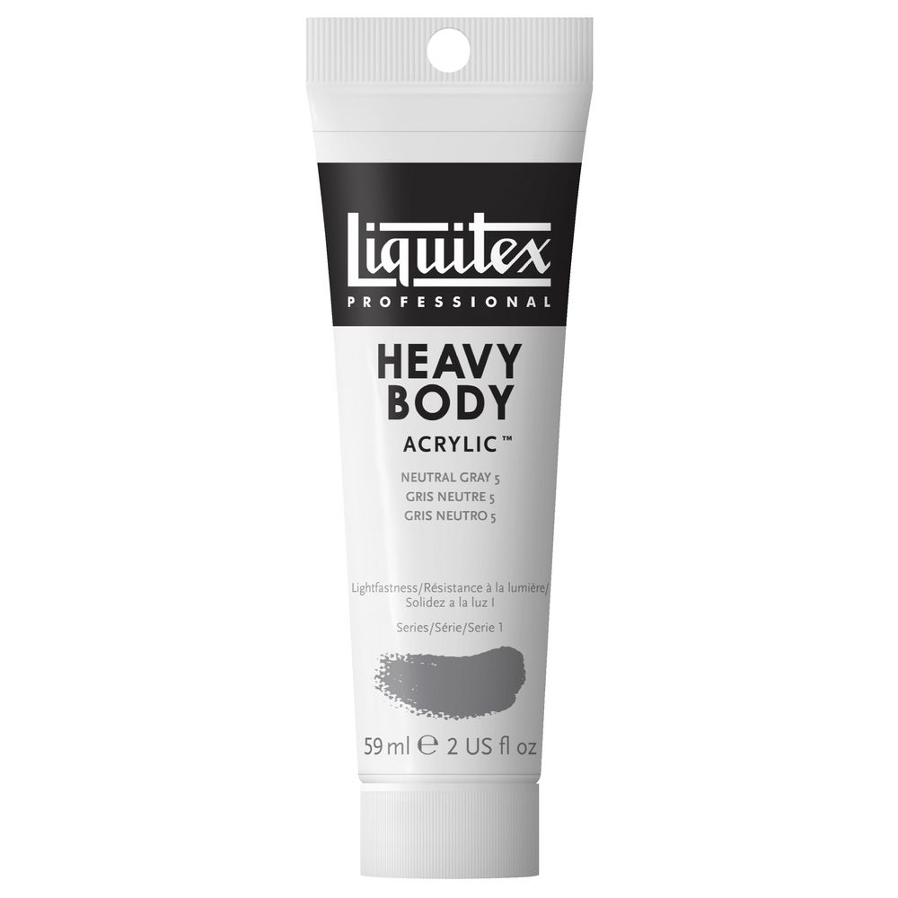 Liquitex Heavy Body Acrylic 59mL Neutral Grey 5