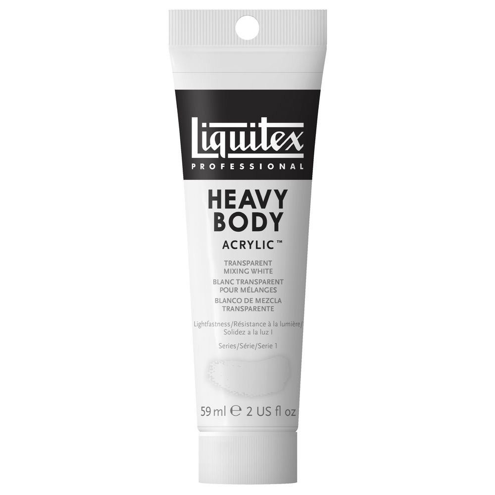 Liquitex Heavy Body Acrylic 59mL Transparent Mixing White