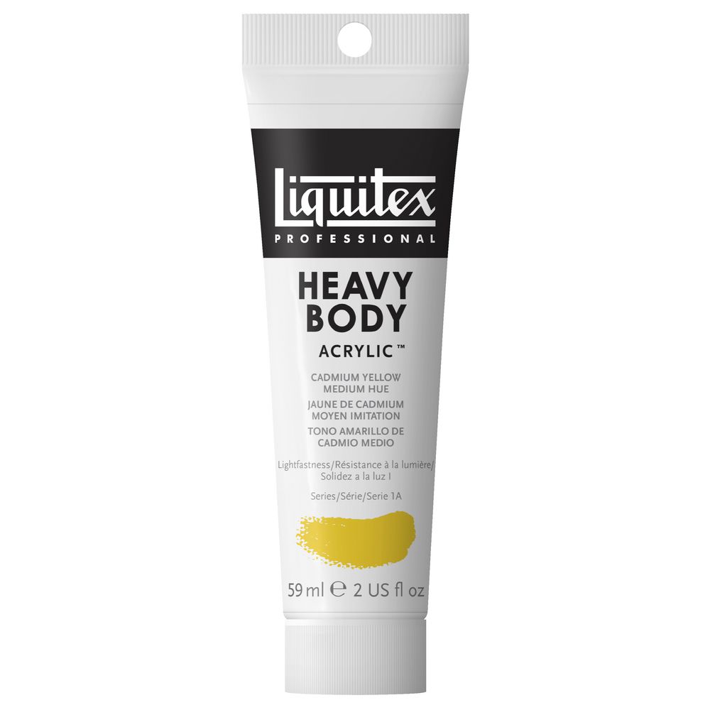 Liquitex Heavy Body Acrylic 59mL Cadmium Yellow Medium Hue