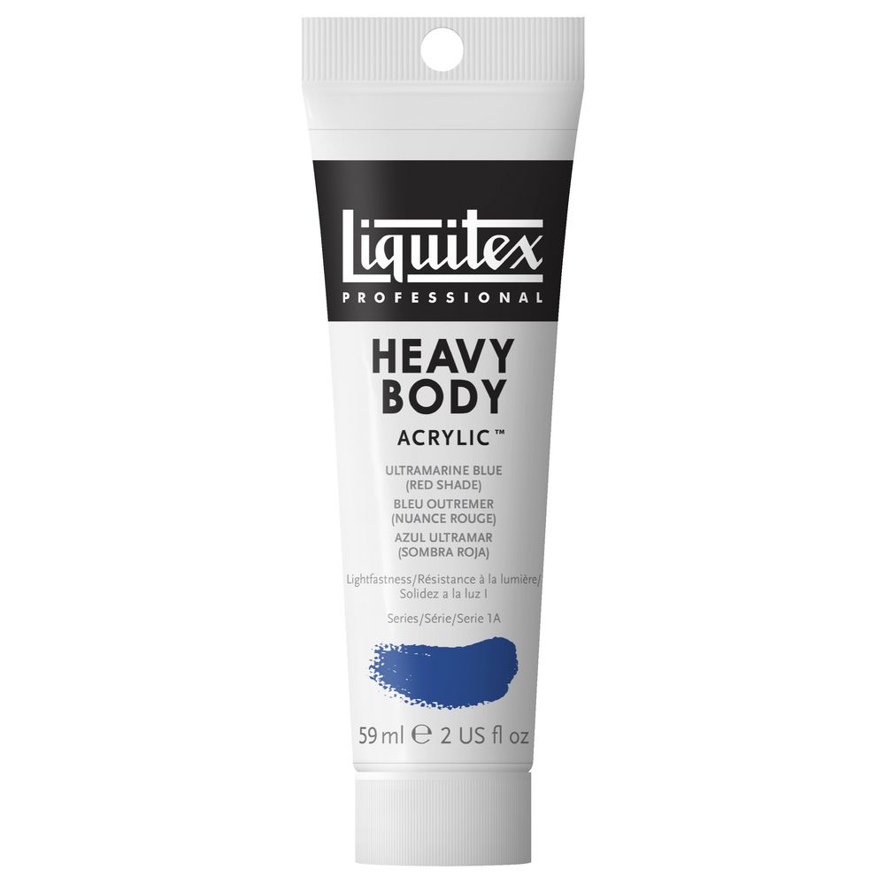 Liquitex Heavy Body Acrylic 59mL Ultramarine Blue Red Shade