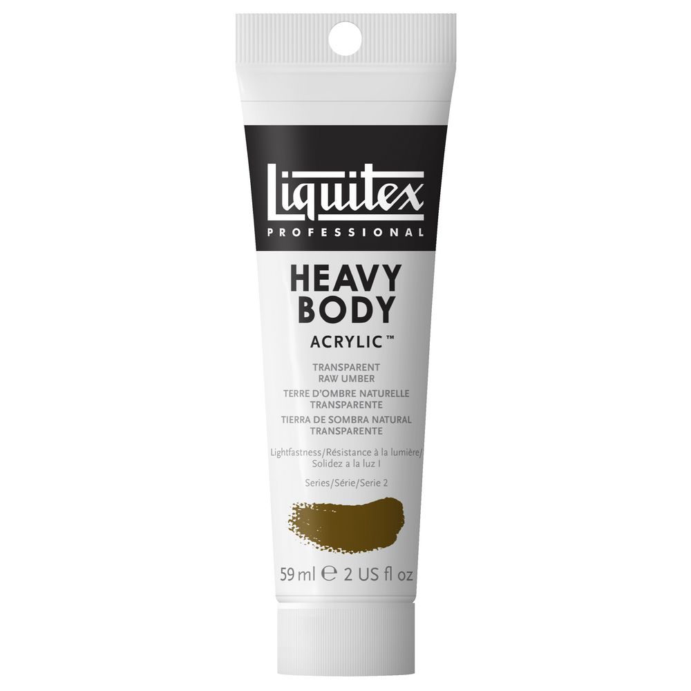 Liquitex Heavy Body Acrylic 59mL Raw Umber Transparent