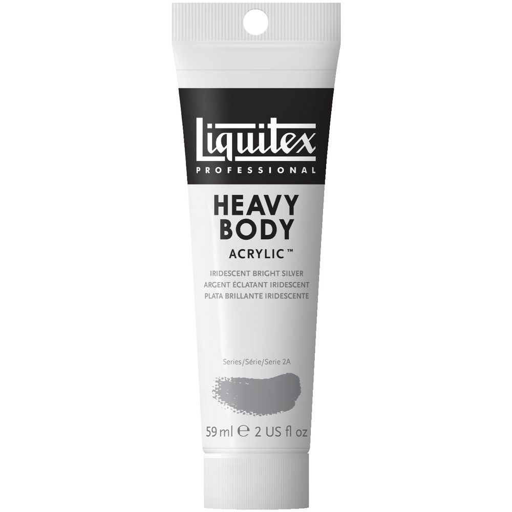Liquitex Heavy Body Acrylic 59mL Iridescent Bright Silver