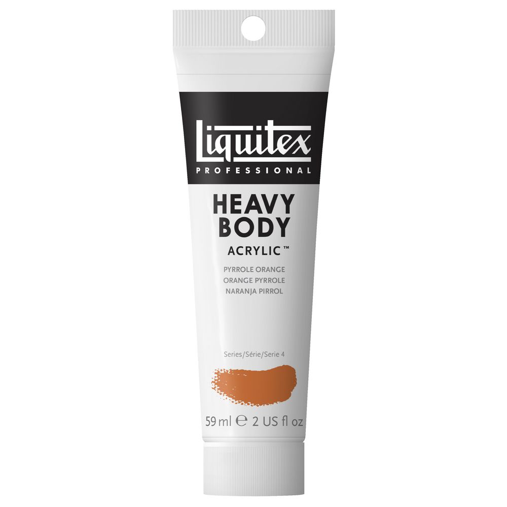 Liquitex Heavy Body Acrylic 59mL Pyrrole Orange