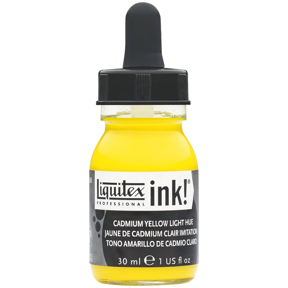Liquitex Ink 30mL Cadmium Yellow Light Hue