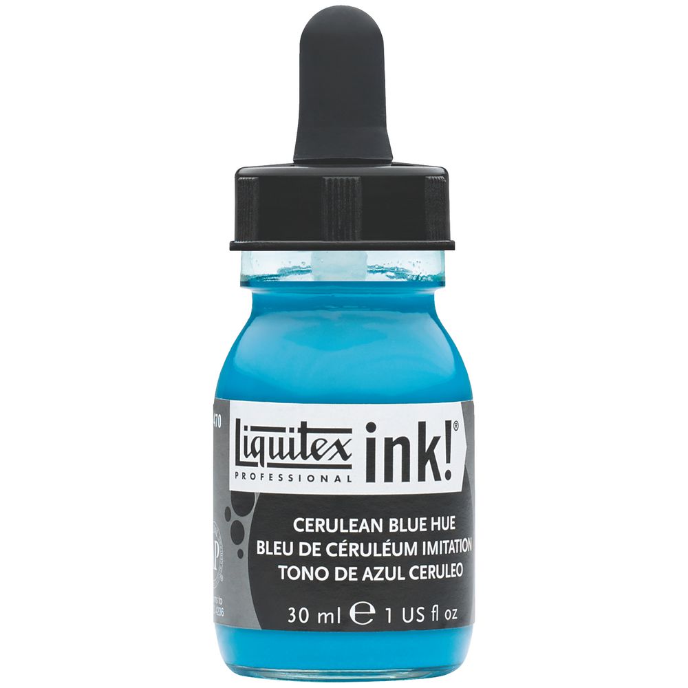 Liquitex Ink 30mL Cerulean Blue Hue